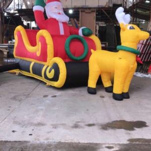 Trineo Inflable Navideño